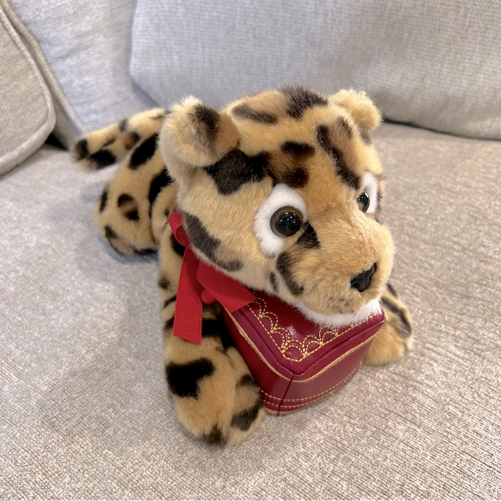 NWT Authentic Cartier Leopard Plush Toy & Stuffed Animal